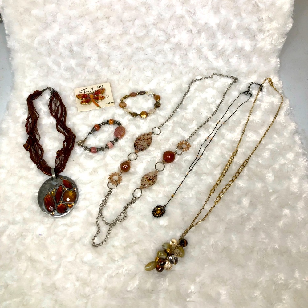 Jewelry Grab Bag! Must take all!
Beautiful Autumn tone colors
